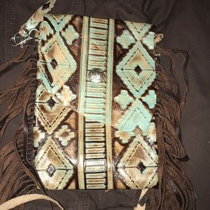 Leather Western Side Purse